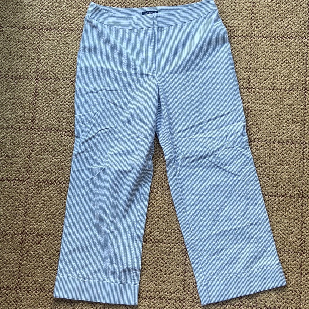 Ann Taylor Seersucker Pants